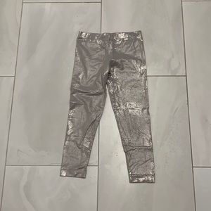 Lemon Loves Lime Silver leggings